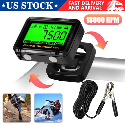 New lcd digital rpm tach - digital,